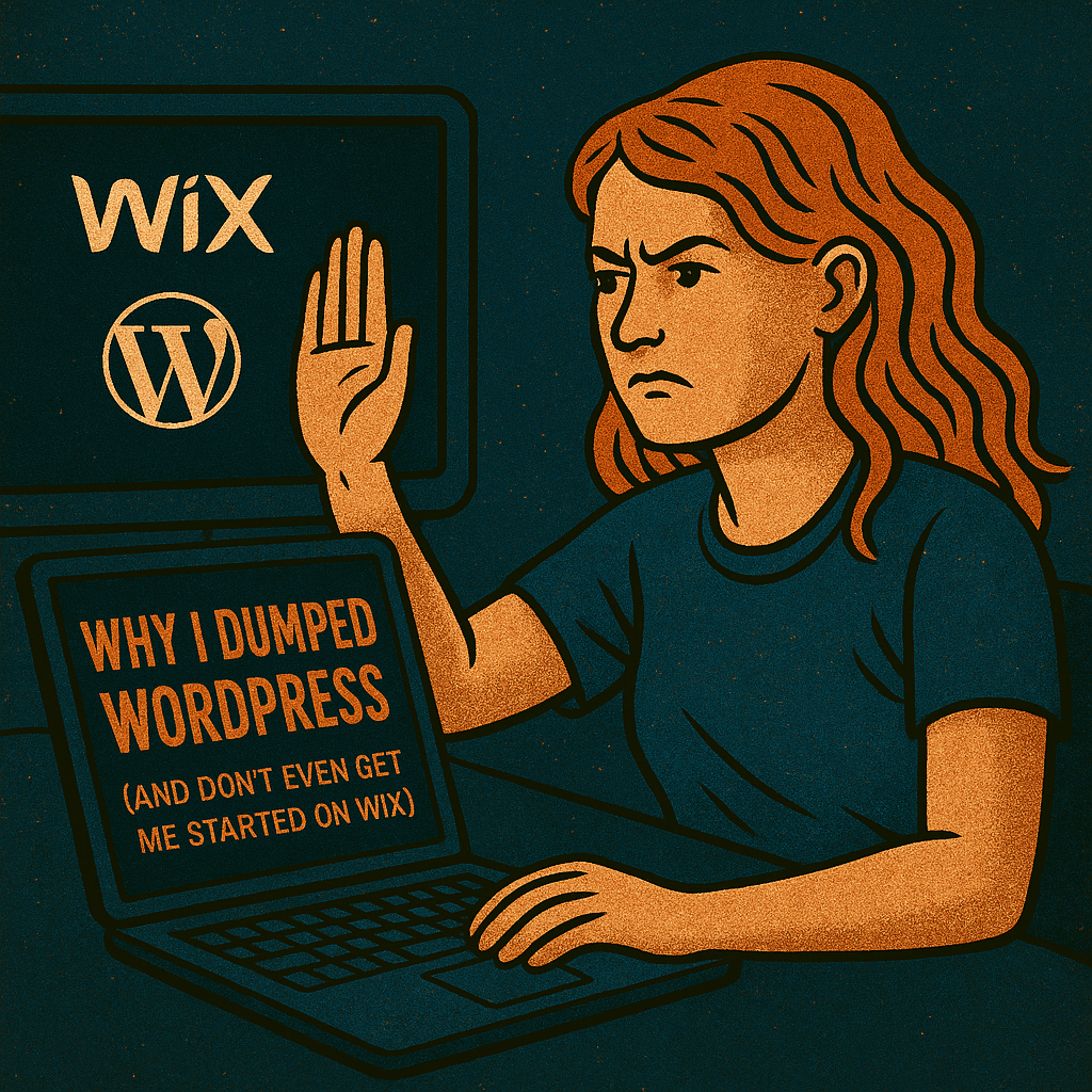 Pourquoi j’ai largué WordPress (et Wix n’en parlons même pas)