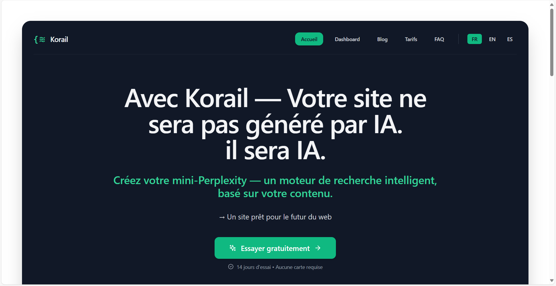 Accueil Korail